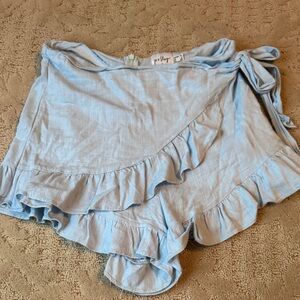 Princess Polly Light Blue Mini Skirt